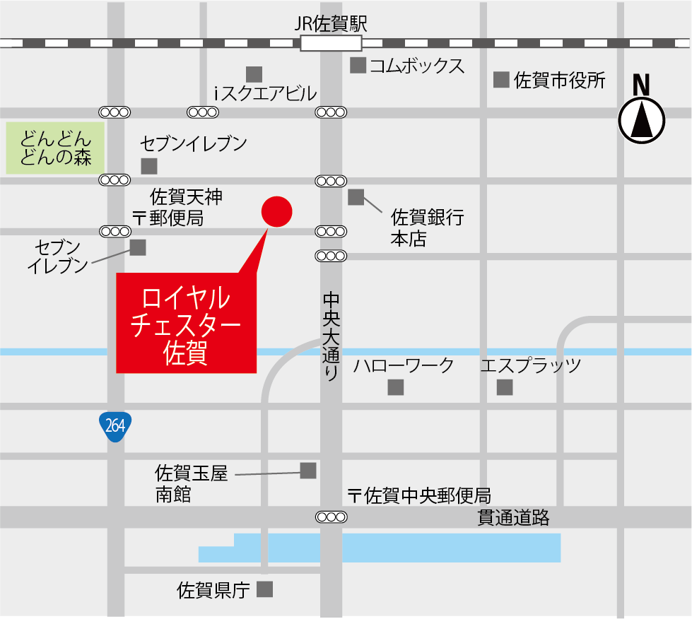 会場までの地図